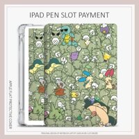 Bao Da Máy Tính Bảng In Hình Pokemon graffiti Cho iPad mini4 / 5 / 6 air1 / 2 / 3 / 4 / 5 iPad 10.2 gen7 / 8 / 9 gen10 iPad pro11 2022 Ốp mini7 8 gen11