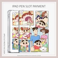 Bao Da Máy Tính Bảng In Hình shin chan Cho ipad 10.2 Gen 7 / 8 / 9 Mini 6 / 4 / 5 ipad Gen 10 Pro 11 2022 ipad Gen 5 / 6 2017 / 18 air7 gen11 mini7