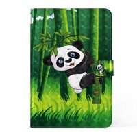 Bao da máy tính bảng PU nắp gập họa tiết 3D cho Samsung Galaxy Tab A7 10.4 2020 T500 T505 Tab S6L P610 P615 - Panda - Tab S7