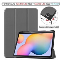 Bao Da Máy Tính Bảng TPU Mềm Có Thể Điều Chỉnh Và Ngăn Đựng Bút Cho Samsung Tab S6 Lite 2022 P613 P619 S6Lite 2020 P610 P615 10.4inch Giá Đỡ