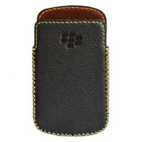Bao Da Mộc Dạng Cầm Tay Vuông DTR BlackBerry Q10 - Đen - Hàng Chính Hãng