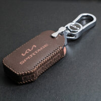 Bao da móc khoá bọc ốp chìa khoá xe ô tô KIA K3 2021 2023 Luxury, Premium, K5, New Sportage 2022, Sorento,cerato logomới