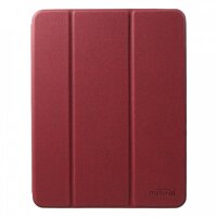 Bao da Mutural Tailor dựng đứng có khay bút dành cho iPad Mini 5 - Hàng chính Hãng - Đỏ