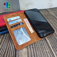 Bao da nắp gập từ tính Samsung A71 - Thiết kế ngăn cài thẻ, Sang trọng - đẳng cấp, Hãng Nouku