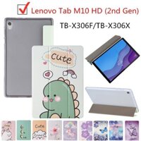 Bao Da Nắp Lật Thời Trang Cao Cấp Cho Lenovo Tab M10 Hd (2Nd Gen) Tb-X306F / Tb-X306X 10.1"