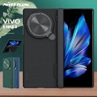 Bao da Nillkin cho Vivo X Fold 3 Pro, bảo vệ siêu mờ chống đỡ Camshield gấp, có chân đế máy ảnh, bìa cứng mờ 360