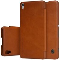 Bao da nillkin Qin cho Sony XZ  tặng kính cường lực