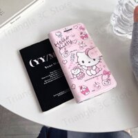 Bao Da Ốp Lưng Hello Kitty Thời Trang Cho iPhone 6/7/8/Plus/X/XR/11/12/13/14/14 Pro Max - Chất Liệu Silicon Mềm Mại, Phong Cách Dễ Thương