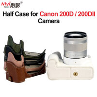 Bao Da PU Dành Cho Máy Ảnh Canon EOS 200D II Canon SX70 R8 R10 R5 R6