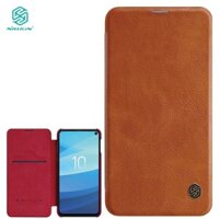 Bao da PU điện thoại NILLKIN có ngăn đựng thẻ cho Samsung Galaxy S10E S10 Lite