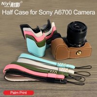 Bao Da pu Đựng Máy Ảnh sony a6700 zve10 a7cr a7cii a7c2 a7c ii Vỏ