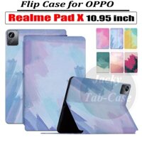 Bao Da PU Máy Tính Bảng Nắp Lật Chống Trượt Cho Realme Pad X (2022) 10.95 "RMP2107 RMP2108 Wi-Fi 5G 11inch Ốp