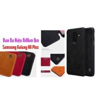 Bao da Qin chính hãng NILLKIN  cho Samsung Galaxy A6 Plus