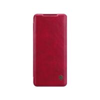 Bao da QIN cho Samsung Galaxy S20 chính hãng Nillkin  - Đỏ