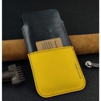 Bao Da Rút cho Iphone 14 pro max, 13 pro max, 12 pro max, XS Max 2 màu Da Bò Thật - Đen - Vàng,7 plus8plus