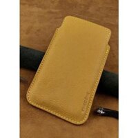 Bao da rút Ionecase cho Iphone XR , 1414 pro, 1212pro, 1313 pro..Da Bò Thật nhiều màu - Vàng,7 plus8 plus