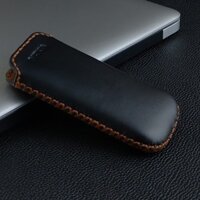 Bao da rút Nokia 8910i bò màu đen