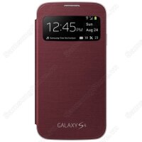 Bao da S-View Cover cho Samsung Galaxy S4 i9500 Wine