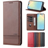 Bao Da Samsung A12 A22 A32 A52 A72 A21s Điện Thoại Dạng Ví Nắp Lật Nam Châm Có Ngăn Đựng Thẻ Cho