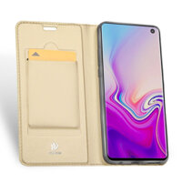 Bao da SamSung Galaxy S10e Dux Ducis Skin khung mềm - siêu mỏng - siêu mịn - Hàng chính hãng - Vàng