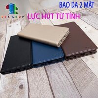 Bao da Samsung J4 Core Dạng ví, Nắp gập-Ốp lưng 2 mặt có ví cà thẻ, tiền mặt - Kính OG cao cấp