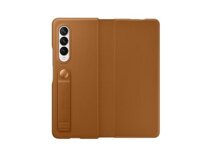 Bao da Samsung nắp gập Galaxy Z Fold3 5G-Leather Flip Cover-Hàng chính hãng