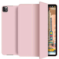 BAO DA SMART COVER SILICON, ỐP LƯNG SILICON CHO IPAD CÓ KHE CÀI BÚT APPLE PENCIL CHO IPAD 10.2 INCH, 10.5 INCH, IPAD PRO 11 INCH - Ipad Pro 12.9 inch 2021