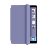 Bao da smart cover silicon ốp ipad silicon có khe cài bút dành cho Ipad 9.7 inch, ipad 10.2, 10.5, 10.9 inch, Ipad pro 11 inch, Ipad 12.9 inch - Tím - iPad 10.2 inch
