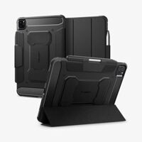 Bao Da Spigen Case Rugged Armor Pro Black Ipad Pro 11" (2024)-(ACS07017)