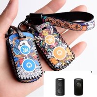 BAo Da ( tặng kèm móc khóa )khoá thông minh Smartkey Yamaha NVX, Janus, Nozza Grande, FreeGo, Latte