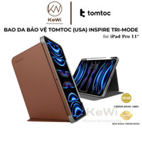 Bao Da TOMTOC Inspire  Dành cho iPad Pro 11" M2 / M1, Khe Cắm Bút, Tự Đóng Mở/Tắt Màn Hình - B0203 - HÀNG CHÍNH HÃNG