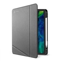Bao da Tomtoc từ tính đa góc Smar-Tri hỗ trợ sạc không dây Apple Pencil for Ipad 10.2"(ipad 7/8) - B02