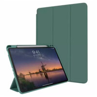 Bao Da TPU Dành Cho iPad Air Air2 Pro 9.7inch The New 2017 9.7inch 2018 Có Smart Cover Và Khe Đựng Bút Cảm Ứng - Hàng Nhập Khẩu - Xanh lá đậm