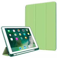 Bao Da TPU Dành Cho iPad Air Air2 Pro 9.7inch The New 2017 9.7inch 2018 Có Smart Cover Và Khe Đựng Bút Cảm Ứng - Hàng Nhập Khẩu - Xanh lá nhạt