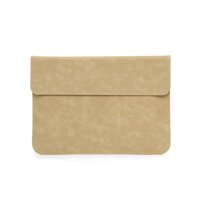 Bao da, túi da, cặp da chống sốc cho macbook, laptop - Vàng Cát da lộn - IPAD 12. 9 INCH