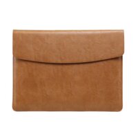 Bao da, túi da, cặp da chống sốc cho macbook, laptop - Da bò Da trơn - IPAD 12. 9 INCH
