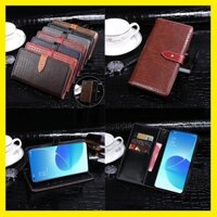 Bao Da Vân Cá Sấu Cho OPPO Reno6 5G, Reno 6 5G hiệu IDEWEI Cao Cấp Bao Da/Case  Dạng Ví Có Quai Cài, Có Khe Đựng Thẻ