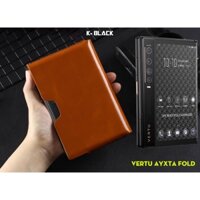 Bao Da VERTU Ayxta Fold: Da Bò và Da Cá Sấu Nhập Khẩu Cao Cấp - Bảo Vệ Đẳng Cấp