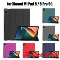 Bao Da Xiaomi Mi Pad 5 Mipad 5 pro Mipad 5 Mipad 5 pro Nắp Gập giá đỡ Từ Tính Chống Dấu Vân Tay