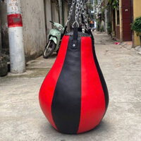 BAO ĐẤM BOXING QUẢ LÊ DA PU 3 LỚP NẶNG 50-60KG