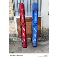 Bao DAWA đựng cần  câu đài, máy, lure và phụ kiện 1 ngăn dạng cứng da PU 125cm cao cấp