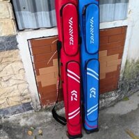 Bao DAWA đựng cần  câu đài, máy, lure và phụ kiện 1 ngăn dạng cứng da PU 125cm cao cấp Đi Câu Bắt Cá