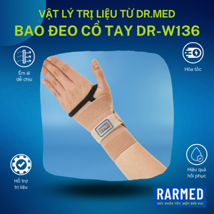 Bao đeo bảo vệ cổ tay đàn hồi DR.MED DR-W136