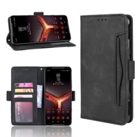 Bao điện thoại dạng ví chất liệu da có ngăn đựng thẻ chất liệu da PU cho ASUS Rog Phone II ZS660KL Phone2