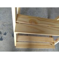 [Bao đổi trả] Kệ gỗ thang 3 tầng