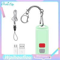 Báo động cá nhân an toàn Dây báo động Mini Tự vệ Móc khóa 130DB Báo động an ninh với đèn pin LED cho nữ