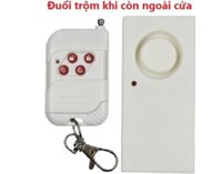BÁO ĐỘNG CẢM BIẾN RUNG CÓ REMOTE, ĐIỀU CHỈNH ĐƯỢC MỨC ĐỘ RUNG, MỨC ĐỘ CHUÔNG