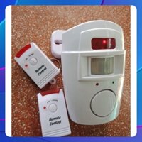 Báo động CHỐNG TRỘM cảm biến hồng ngoại có 2 điều khiển từ xa