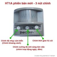 Báo Động Chống Trộm Hồng Ngoại HT1A 3 Nút Chỉnh Chính Hãng