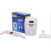 Báo động CHỐNG TRỘM thông minh Mini Alarm 105db  cảm biến hồng ngoại có 2 điều khiển từ xa